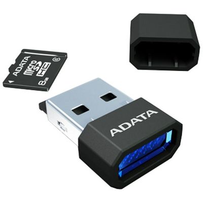 Card Reader ADATA microReader Ver.3 black-blue