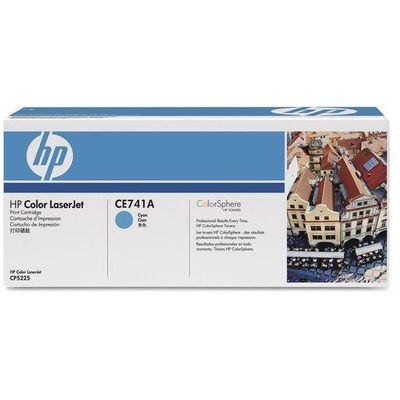 Toner imprimanta HP CE741A Cyan