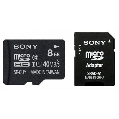 Card de Memorie Sony Micro SDHC UHS-1 Clasa 10 8GB + Adaptor SD