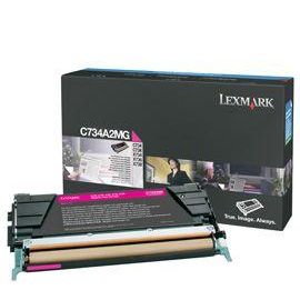 Toner imprimanta Lexmark MAGENTA C734A2MG 6K ORIGINAL C734N