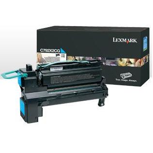Toner imprimanta Lexmark CYAN C792X2CG 20K ORIGINAL C792E