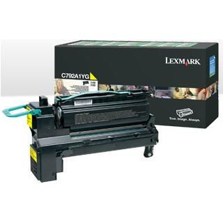 Toner imprimanta Lexmark RETURN YELLOW C792A1YG 6K ORIGINAL C792E