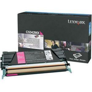 Toner imprimanta Lexmark MAGENTA C5342MX 7K ORIGINAL C534N