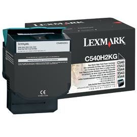 Toner imprimanta Lexmark BLACK C540H2KG 2,5K ORIGINAL C540N