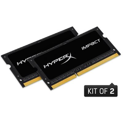 Memorie Laptop HyperX Impact, 16GB, DDR3, 1600MHz, CL9, 1.35v, Dual Channel Kit