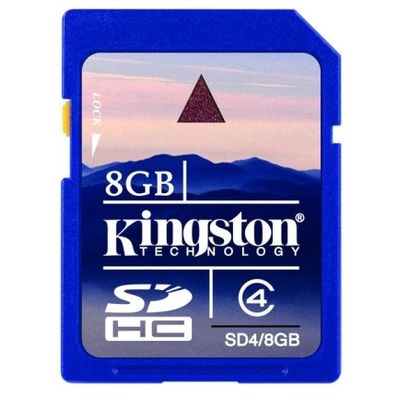 Card de Memorie Kingston SDHC 8GB Clasa 4
