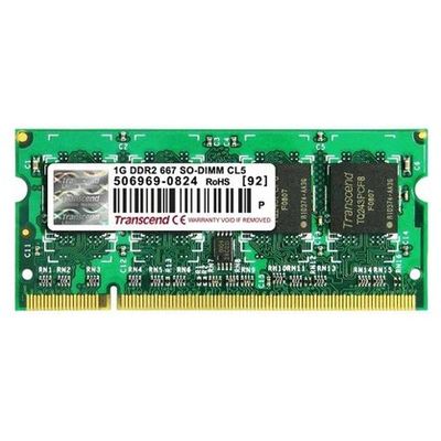 Memorie Laptop Transcend JetRam, 1GB, DDR2, 667MHz, CL5, 1.8v