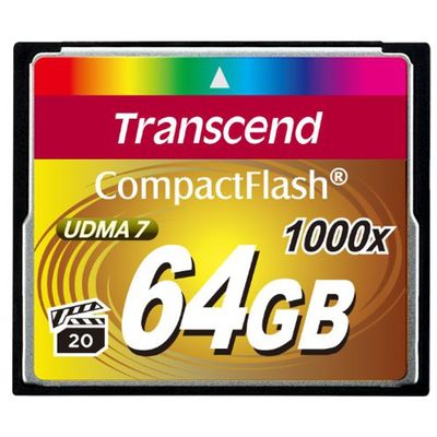 Card de Memorie Transcend Compact Flash 1000x 64GB