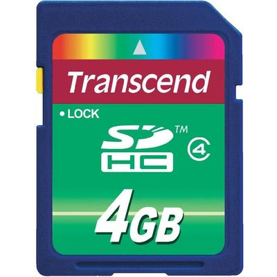 Card de Memorie Transcend SDHC 4GB Class 4