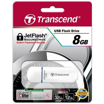 Memorie USB Transcend Jetflash 620 8GB alb