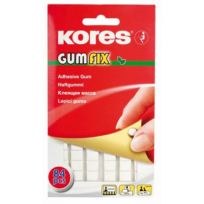 Pastile adezive nepermanente GUMFIX 50g ,84buc/set , Kores