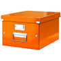 Cutie arhivare 281 x 200 x 369 mm, Leitz Click Store, carton laminat - portocaliu