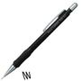 Creion mecanic Penac Mini pocket, 0.5mm, accesorii metalice - corp negru