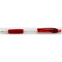 Creion mecanic Penac CCH-3, rubber grip, 0.5mm, varf metalic, corp transparent - accesorii rosii