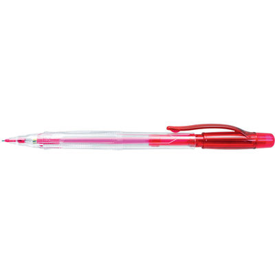Creion mecanic Penac m002, 0.5mm ,con si varf din plastic - corp rosu transparent