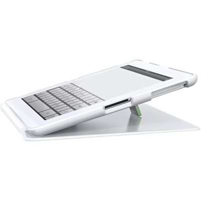 Carcasa Leitz Complete, cu stativ si capac, pentru noul iPad/iPad 2 - alb