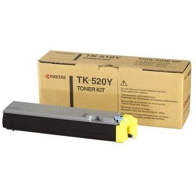Toner imprimanta KYOCERA YELLOW TK-520Y 4K ORIGINAL FS-C5015N