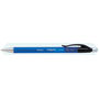 Pix Penac RBR, rubber grip, 1.0mm, varf metalic, corp albastru - scriere albastra