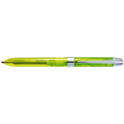 Pix multifunctional PENAC Ele-001, doua culori + creion mecanic 0.5mm - transparent galben