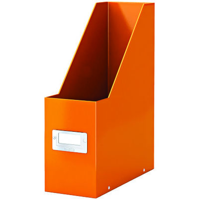 Suport vertical pentru cataloage, LEITZ Click  Store, carton laminat - portocaliu