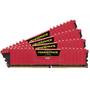 Memorie RAM Corsair Vengeance LPX Red 16GB DDR4 2133MHz CL13 Quad Channel Kit