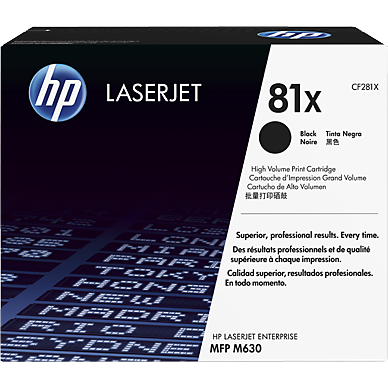 Toner imprimanta HP NR.81X CF281X 25K ORIGINAL LASERJET MFP M630DN