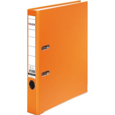 Biblioraft plastifiat color Falken, 50 mm, portocaliu - Pret/buc
