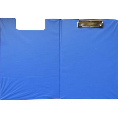 Clipboard dublu, A4, PVC, albastru - Pret/buc