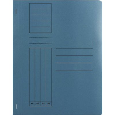 Dosar Basic plic, A4, carton, 10 bucati/set, albastru - Pret/set