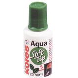 Fluid corector Kores Soft Tip Aqua, pe baza de apa, 20 ml - Pret/buc