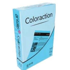 Carton color Coloraction, A4, 160 g, 250 coli/top, bleu ciel - Lisbon - Pret/top