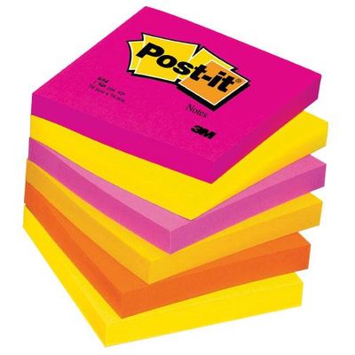 Notite autoadezive Post-it culori pastel, 76x76mm, 100 file/bucata - Pret/set