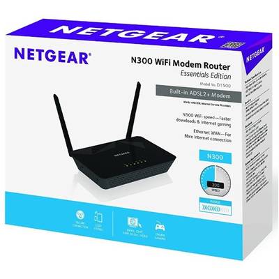 Router Wireless Netgear D1500, N300