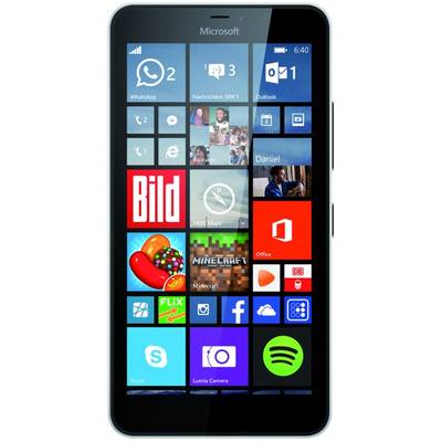 Smartphone Microsoft Lumia 640 XL, Quad Core, 8GB, 1GB RAM, Single SIM, 4G, White