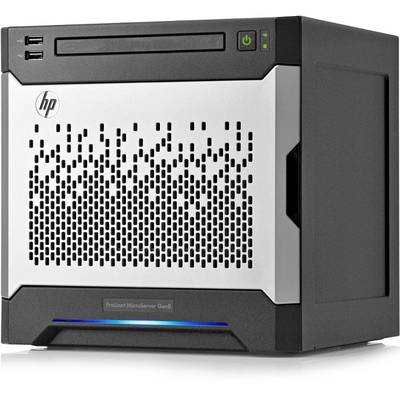 Sistem server HP ProLiant MicroGen8, Procesor Intel Celeron G1610T 2.3GHz Ivy Bridge, 4GB UDIMM DDR3, fara HDD, LFF 3.5 inch