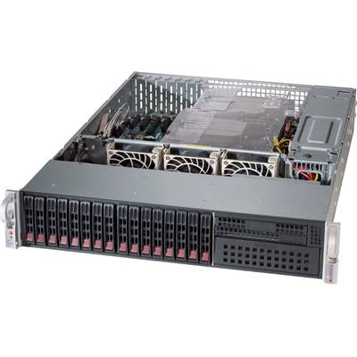 Sistem server Supermicro Super2028R-C1R, 1x Procesor Intel Xeon E5-2650 v3 2.3GHz Haswell, 32GB RDIMM DDR4, 8x 300GB SATA SSD, 2x 1TB NL-SAS, SFF 2.5 inch, LSI 3108, Win 2012 R2 Standard