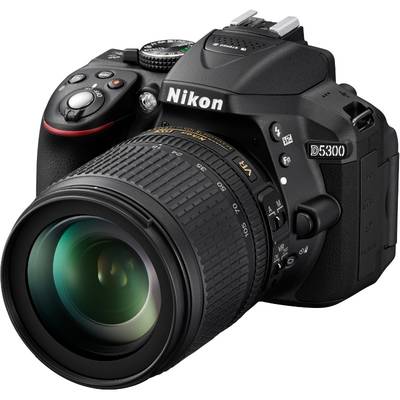 Aparat foto DSLR NIKON D5300 negru + obiectiv AF-S DX NIKKOR 18-105mm f/3.5-5.6G ED VR