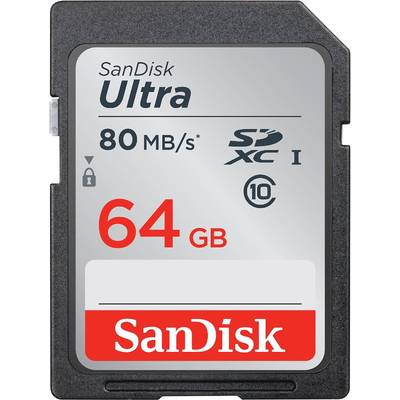 Card de Memorie SanDisk SDXC Ultra 64GB UHS-I U1 Class 10 80 MB/s