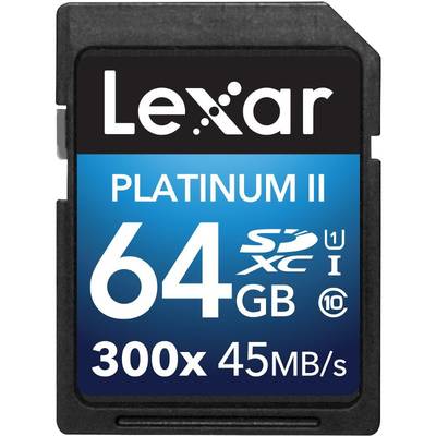 Card de Memorie Lexar Platinum II 300x SDXC 64GB UHS-I Clasa 10