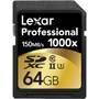 Card de Memorie Lexar Professional 1000x SDXC 64GB UHS-I U3 Clasa 10