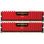 Memorie RAM Corsair Vengeance LPX Red 16GB DDR4 3000MHz CL15 Dual Channel Kit