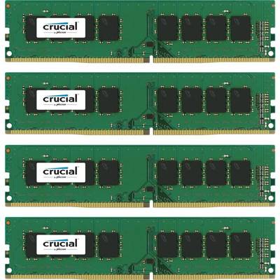 Memorie RAM Crucial 16GB DDR4 2400MHz CL17 1.2v Quad Channel Kit