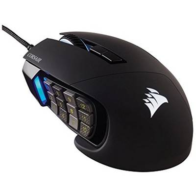 Mouse Gaming Corsair Scimitar RGB MOBA/MMO - Black