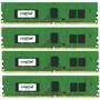 Memorie server Crucial ECC UDIMM DDR4 16GB Kit 4x4GB 2133MHz CL15 Single Rank x8