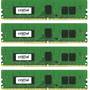 Memorie server Crucial ECC RDIMM DDR4 16GB 2400MHz CL17 1.2v Single Rank x8 Quad Channel Kit