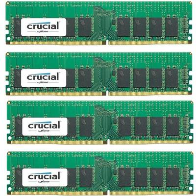 Memorie server Crucial ECC RDIMM DDR4 64GB 2400MHz CL17 1.2v Single Rank x4 Quad Channel Kit