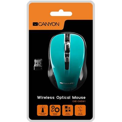 Mouse CANYON CNE-CMSW1GR Wireless Green