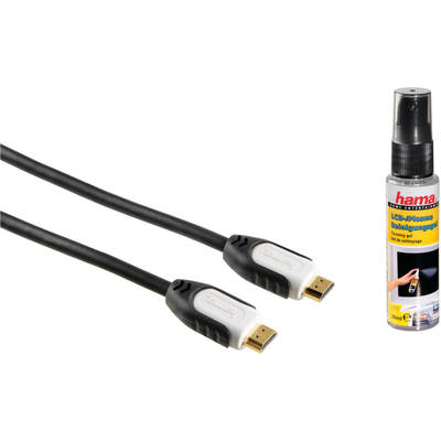 Cablu video HAMA 56595 HDMI - HDMI + Gel de curatare, 56595