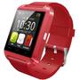 Smartwatch Tellur U8 Watch rosu, curea silicon rosu