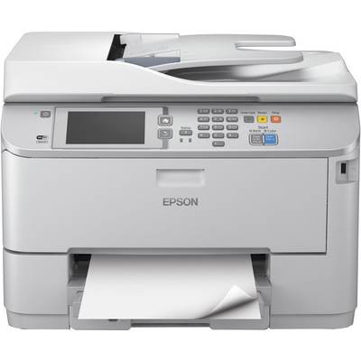 Imprimanta multifunctionala Epson WorkForce Pro WF-M5690DWF, InkJet, Monocrom, Format A4, Fax, Retea, Wi-Fi, Duplex